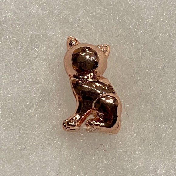 NEW•Rosegold Cat DIY charm/bead - Picture 3 of 5